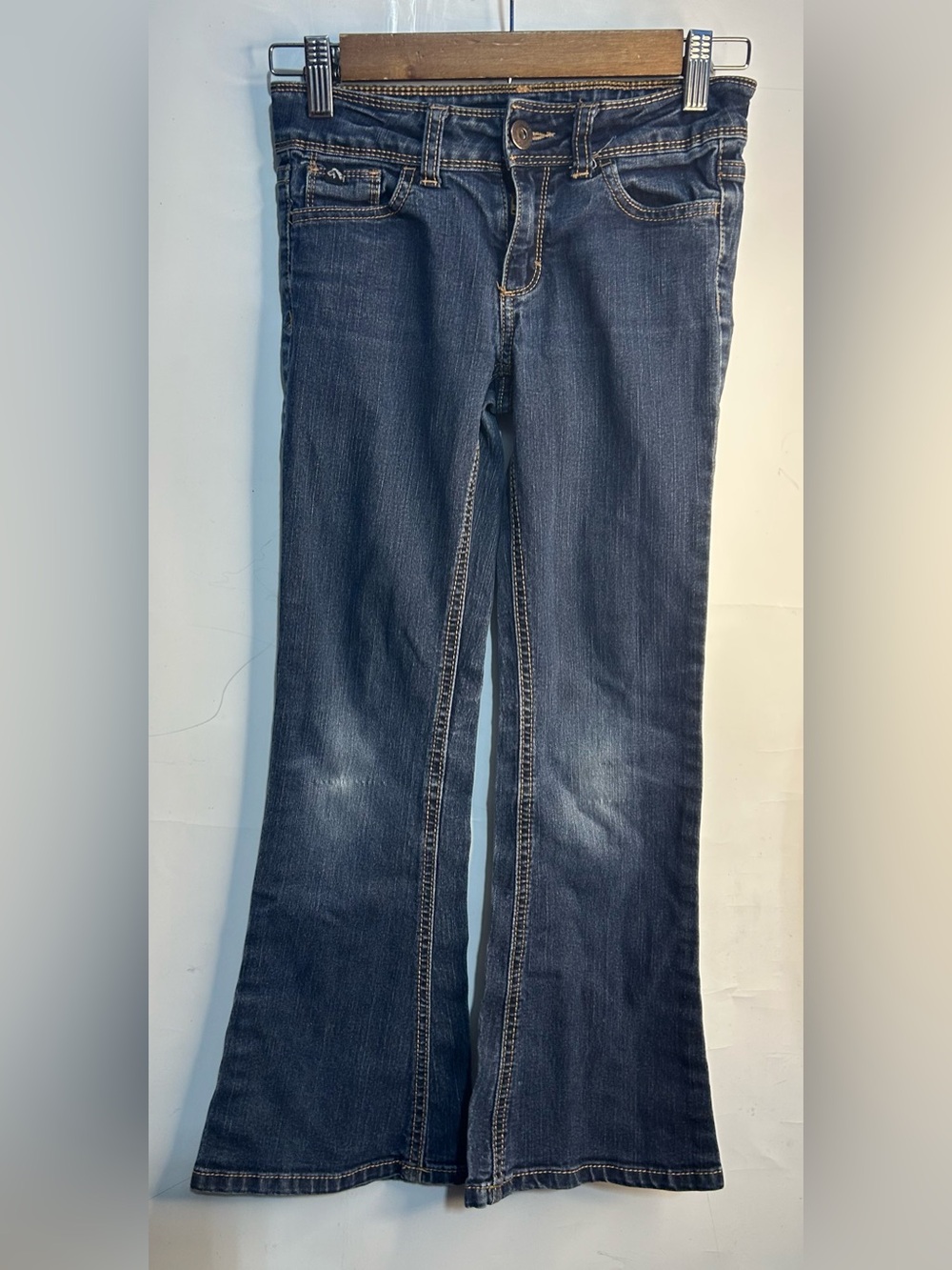 Jordache Adjustable Waist Flare Denim Jeans Girls Size 10